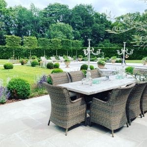 Poolside Relaxation; Oxshott, Surrey