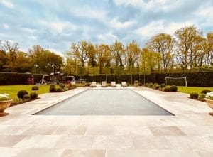 Poolside Relaxation; Oxshott, Surrey